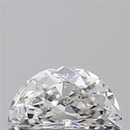 Diamante Naturale Taglio Mezzaluna 0.7ct VG/EX F VVS2 - GIA - 7.97x4.47x2.92mm
