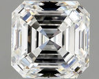 Diamante Naturale Taglio Asscher 0.91ct VG/EX F VS1 - GIA - 5.34x5.22x3.5mm