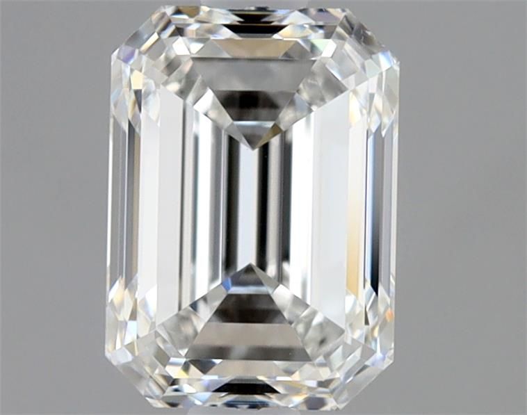 Diamante Naturale Taglio Smeraldo 1.5ct EX/EX E VS2 - GIA - 7.38x5.28x3.74mm