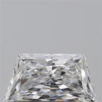 Diamante Naturale Taglio Trapezio 0.5ct VG/VG F VS1 - GIA - 7.14x3.71x2.48mm