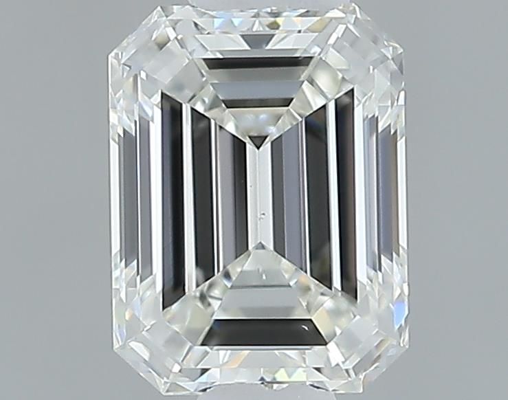 Diamante Naturale Taglio Smeraldo 0.51ct EX/EX H VS2 - GIA - 5.28x3.99x2.67mm