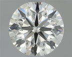 Diamante Naturale Taglio Brillante 0.62ct 3EX I VVS2 - IGI - 5.39x5.41x3.39mm