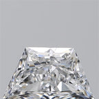 Diamante Naturale Taglio Trapezio 0.76ct VG/EX D VS1 - GIA - 8.22x4.64x2.98mm