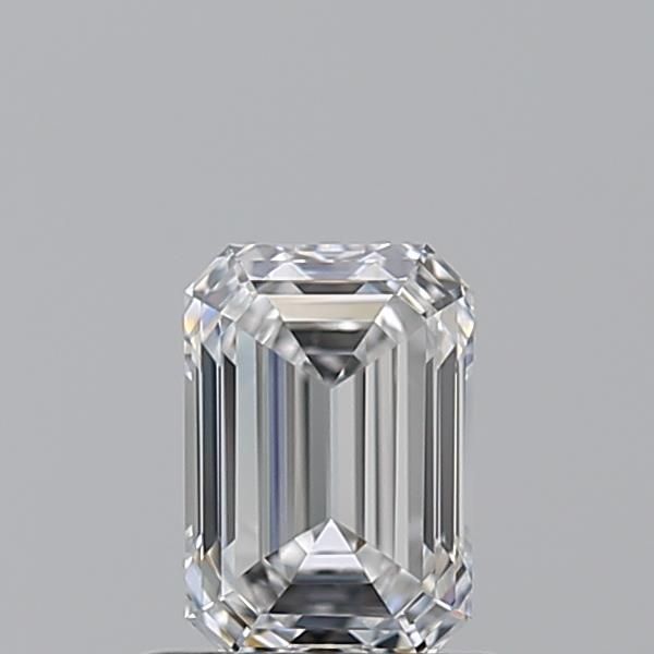 Diamante Naturale Taglio Smeraldo 0.71ct VG/EX E VVS1 - GIA - 6.07x4.19x2.82mm