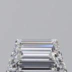 Diamante Naturale Taglio Trapezio 0.76ct EX/EX D VS1 - GIA - 7.52x4.07x2.75mm