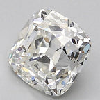 Diamante Naturale Taglio Old Miner 1.5ct EX/EX I VS2 - GIA - 6.42x6.42x4.48mm