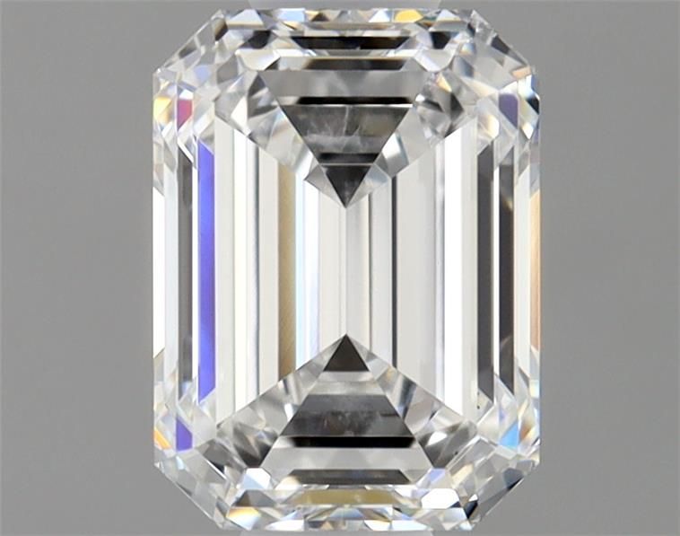 Diamante Naturale Taglio Smeraldo 0.81ct EX/EX D VS2 - GIA - 6.15x4.56x2.93mm