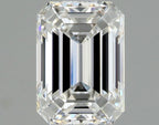 Diamante Naturale Taglio Smeraldo 0.9ct VG/EX F VVS1 - GIA - 6.45x4.62x3.15mm