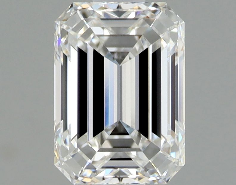 Diamante Naturale Taglio Smeraldo 0.9ct VG/EX F VVS1 - GIA - 6.45x4.62x3.15mm