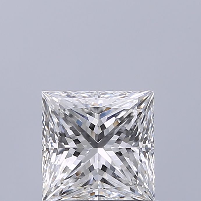 Diamante Naturale Taglio Princess 0.72ct VG/VG F VS2 - GIA - 4.94x4.91x3.6mm