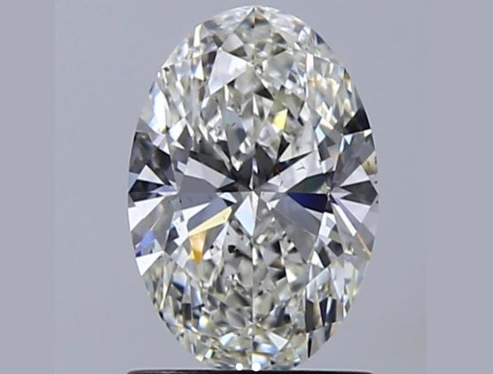 Diamante Naturale Taglio Ovale 1.2ct EX/EX H VS2 - GIA - 8.89x5.98x3.57mm