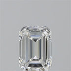 Diamante Naturale Taglio Smeraldo 0.72ct VG/EX E IF - GIA - 6.12x4.33x2.83mm