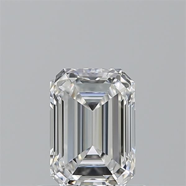 Diamante Naturale Taglio Smeraldo 0.72ct VG/EX E IF - GIA - 6.12x4.33x2.83mm