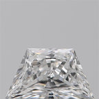 Diamante Naturale Taglio Trapezio 0.41ct VG/EX F VS1 - GIA - 6.67x3.79x2.49mm