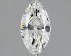Diamante Naturale Taglio Marquise 0.5ct G/VG F VS1 - GIA - 8.01x4.15x2.55mm