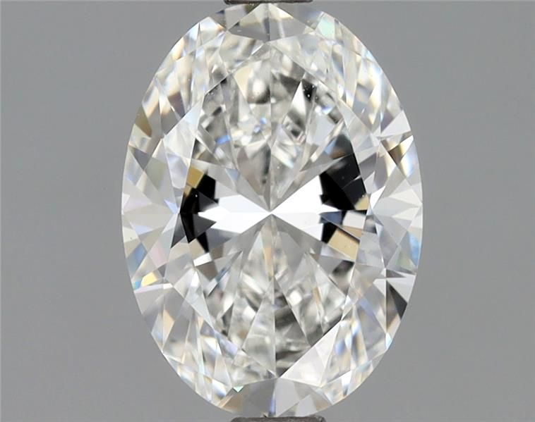 Diamante Naturale Taglio Ovale 1.3ct VG/EX F VS2 - GIA - 8.58x6.13x3.88mm