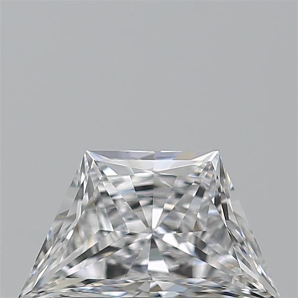 Diamante Naturale Taglio Trapezio 0.42ct VG/EX D IF - GIA - 6.76x3.86x2.38mm