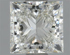 Diamante Naturale Taglio Princess 0.7ct G/EX J VVS2 - GIA - 4.71x4.61x3.46mm