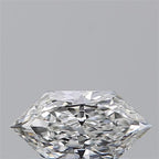 Diamante Naturale Taglio Esagonale 0.4ct EX/VG D VS1 - GIA - 7.44x3.73x2.27mm