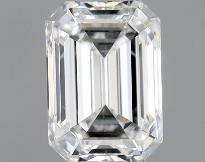 Diamante Naturale Taglio Smeraldo 0.61ct VG/EX E VS1 - GIA - 5.6x4.0x2.73mm