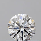 Diamante Naturale Taglio Brillante 0.4ct EX/VG/EX E VS1 - GIA - 4.7x4.68x2.9mm