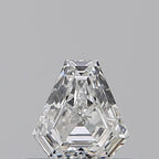Diamante Naturale Taglio Scudo 0.4ct EX/EX E VVS2 - GIA - 4.98x4.83x2.45mm