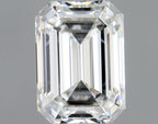 Diamante Naturale Taglio Smeraldo 0.61ct VG/EX E VS1 - GIA - 5.6x4.0x2.73mm