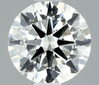 Diamante Naturale Taglio Brillante 0.45ct 3EX I VVS1 - IGI - 4.92x4.97x2.94mm