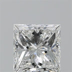 Diamante Naturale Taglio Princess 1ct VG/EX E VVS2 - GIA - 5.88x5.64x3.69mm