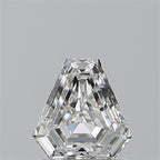 Diamante Naturale Taglio Scudo 0.72ct EX/EX F VVS2 - GIA - 6.01x5.85x2.98mm