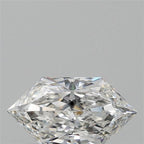 Diamante Naturale Taglio Esagonale 0.5ct VG/EX F VS1 - GIA - 7.76x4.1x2.51mm