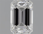 Diamante Naturale Taglio Smeraldo 0.76ct EX/EX E VS1 - GIA - 6.38x4.28x2.78mm