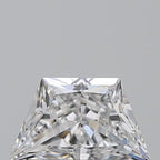 Diamante Naturale Taglio Trapezio 0.55ct VG/EX E VVS1 - GIA - 7.11x4.14x2.76mm