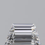 Diamante Naturale Taglio Trapezio 0.72ct VG/EX D VVS2 - GIA - 7.23x4.22x2.79mm