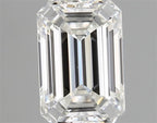 Diamante Naturale Taglio Smeraldo 0.51ct VG/EX F VS1 - GIA - 5.7x3.8x2.48mm