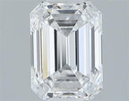 Diamante Naturale Taglio Smeraldo 0.55ct EX/EX D VS1 - GIA - 5.46x3.95x2.63mm