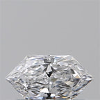 Diamante Naturale Taglio Esagonale 0.36ct VG/EX D IF - GIA - 7.0x3.62x2.23mm
