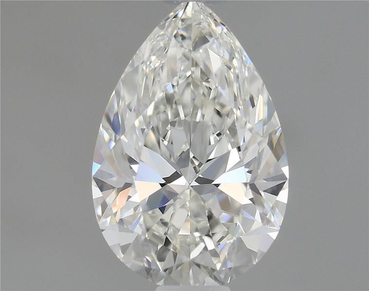 Diamante Naturale Taglio Goccia 0.88ct VG/EX H VVS2 - GIA - 8.13x5.43x3.34mm
