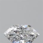 Diamante Naturale Taglio Esagonale 0.3ct EX/EX D VS1 - GIA - 6.61x3.36x2.08mm