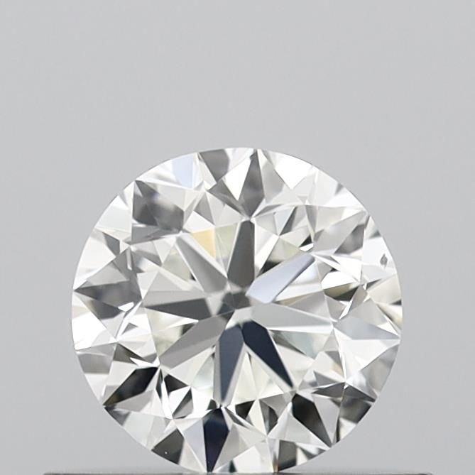 Diamante Naturale Taglio Brillante 0.5ct VG/VG/EX I VS2 - GIA - 4.91x4.97x3.17mm
