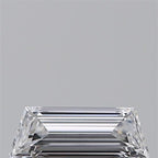 Diamante Naturale Taglio Trapezio 0.38ct EX/VG D VVS1 - GIA - 7.65x2.79x1.87mm