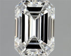 Diamante Naturale Taglio Smeraldo 0.7ct VG/EX E VS2 - GIA - 5.98x4.3x2.93mm