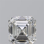 Diamante Naturale Taglio Asscher 0.8ct EX/EX F VVS1 - GIA - 5.17x5.03x3.34mm