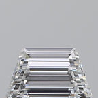 Diamante Naturale Taglio Trapezio 0.75ct EX/EX E VS1 - GIA - 7.45x4.33x2.76mm