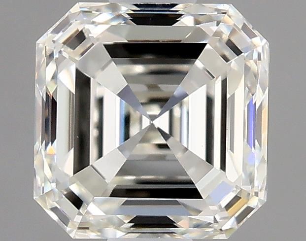 Diamante Naturale Taglio Asscher 0.9ct VG/EX J VVS2 - GIA - 5.2x5.14x3.57mm