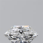 Diamante Naturale Taglio Esagonale 0.72ct EX/EX D IF - GIA - 8.99x4.56x2.77mm