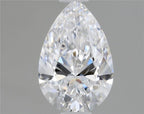 Diamante Naturale Taglio Goccia 0.71ct EX/EX D VVS1 - GIA - 7.64x4.98x3.09mm