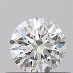 Diamante Naturale Taglio Brillante 0.45ct 3EX E VVS1 - GIA - 4.92x4.9x3.06mm