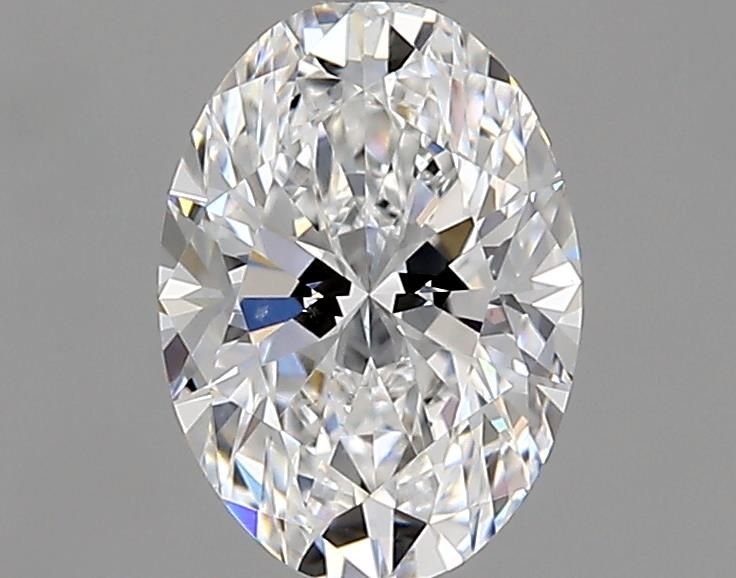 Diamante Naturale Taglio Ovale 0.63ct VG/EX D VS2 - GIA - 6.71x4.79x3.07mm