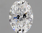 Diamante Naturale Taglio Ovale 0.63ct VG/EX D VS2 - GIA - 6.71x4.79x3.07mm